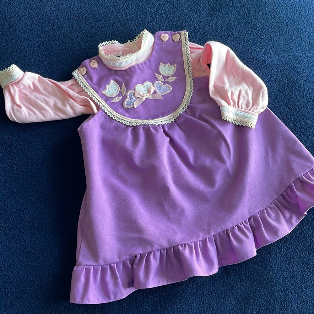 Carter’s vintage dress set, 2T